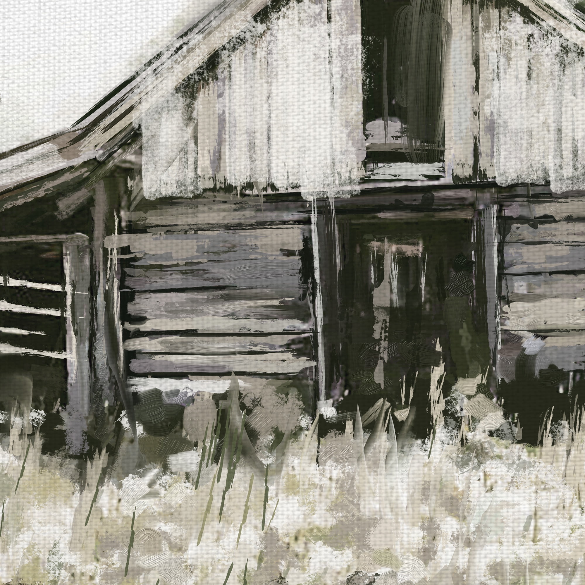 Masterpiece Art Gallery Dandelion Barn By Studio Arts Canvas Art Print 24" x 36"