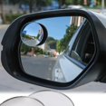 thumbnail image 1 of SHENMO 2 Pack Blind Spot Mirrors, Round Frameless Mirrors with 360 Rotation, Adjustable HD Glass Convex Mirror Maximize Rear View Universal for Car, SUV, Trucks, Road Safety -, 1 of 5