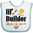 thumbnail image 3 of Inktastic Lil Builder Future Construction Worker Boys or Girls Baby Bib, 3 of 4