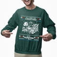 thumbnail image 2 of Christmas Sweatshirt, All I Want For Christmas Is My Airman Home Military Sweatshirt, Patriotic US Air Force Ugly Holiday Jumper, Emotional Soldier Support Gift for Families & Veterans, 2 of 5