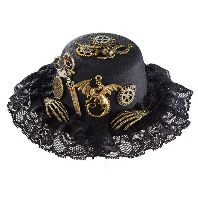 Steampunk Accessories Men, Top Hats Men Steampunk, Steampunk Hats Women