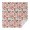Colorful Mushroom Plant, variant on Red Mushroom Frog Black Pattern Square Tablecloth,Waterproof Square Table Cover,Wipeable Spillproof Washable Table Cover for Home Kitchen Party Decor 42"X42"(107x107cm)
