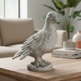thumbnail image 4 of Cement Cardinal Bird Figurine, Gray Decorative Bird Statue for Home Décor, 4 of 5