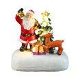 thumbnail image 2 of REK Resin Luminous Desktop With Santa And Deer Warm Scene Festive Atmosphere, 2 of 6