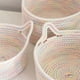thumbnail image 2 of Small Woven Basket, Colorful Storage Basket, Desktop Storage Basket Hand-Woven Cotton Rope Storage Basket B, 2 of 5