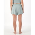 thumbnail image 3 of Hanes Originals Women's SuperSoft Comfywear Sleep Shorts, 3.25" Soft Celadon S, 3 of 8