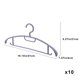 thumbnail image 3 of Ganfancp Percha Protectora Antideslizante Ancha para El Hombro de Plástico Angular 10 Perchas, 3 of 6