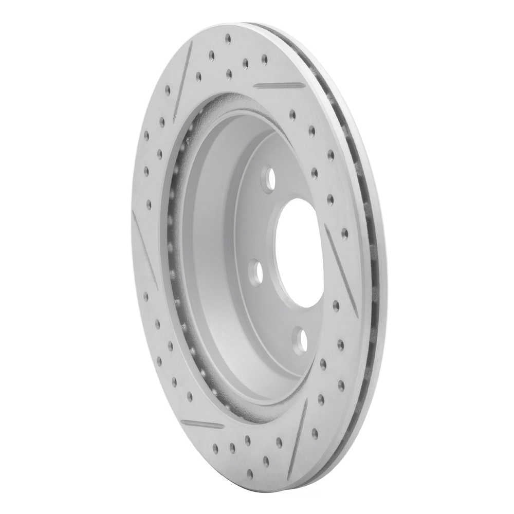 Dynamic Friction Company 830-54037R DFC Geoperformance Rotor - Drilled and Slotted