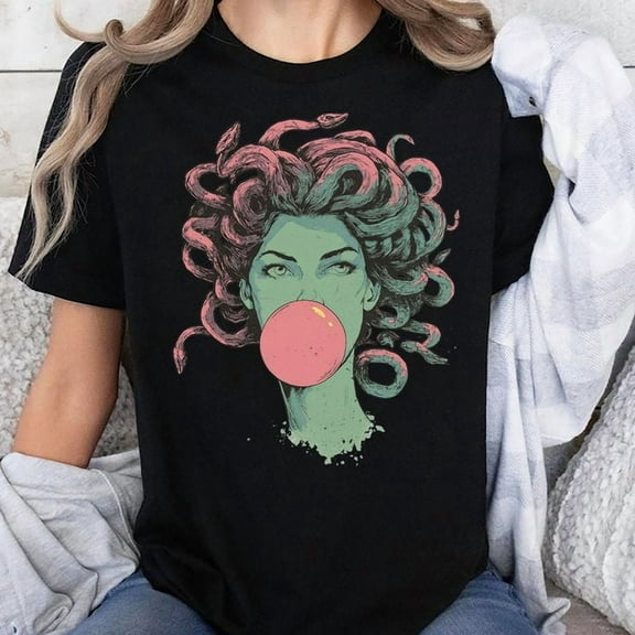 Medusa Bubblegum Unisex T-shirt, Sizes S-5XL - Gategoo