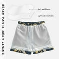 thumbnail image 5 of joogoo Boys Swim Trunks Boho Moon and Star Beach Board Shorts Drawstring Swimsuit 5T, 5 of 6