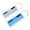 light blue white, variant on 2 Pieces 4-in-1 Designed Solar Calculator with Ruler, Magnifier and Protractor Multifunctional Stationery Gift for Kid