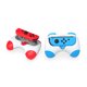 thumbnail image 2 of Empuñadura De Mando 2 uds controlador empuñadura accesorios cómodos para interruptor OLED (rojo + azul), 2 of 8