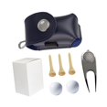 thumbnail image 3 of Bolsa de golf con bolsillo para transporte, soporte para camiseta, deportes con bolsa de entrenamiento de pelotas Azul oscuro, 3 of 8