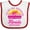 White and Red, variant on Inktastic Enjoy the Sunshine Florida Summer Paradise Boys or Girls Baby Bib