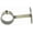 Antique Brass, variant on Urbanest Ceiling & Wall Drapery Sconce Bracket – Heavy‑Duty Decorative Curtain Rod Holder, Fits 1" or 7/8″ Rods, Cast‑Metal Loop Design, Black
