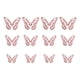 thumbnail image 1 of 12 pegatinas de pared de mariposas huecas en 3D - Material de papel, textura metálica - Decoración para el hogar removible y reutilizable, 1 of 4
