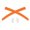 Orange, variant on Vonxyz Sky Blue Replacement Earsocks Nosepieces Rubber Kits for Oakley Metal Plate OX5038 Glasses
