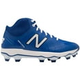 thumbnail image 2 of New Balance Men's 4040V5 Tpu Mid Molded Cleats Royal/White Medium 13, 2 of 5