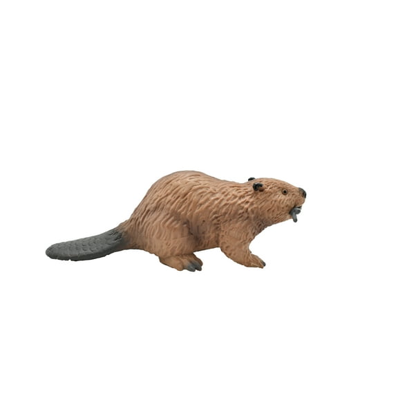 Beaver, Castor, Very Nice Plastic Animal, Educational, Toy, Kids, Realistic Figure, Lifelike Model, Figurine, Replica, Gift, 4.5" F1651 B151
