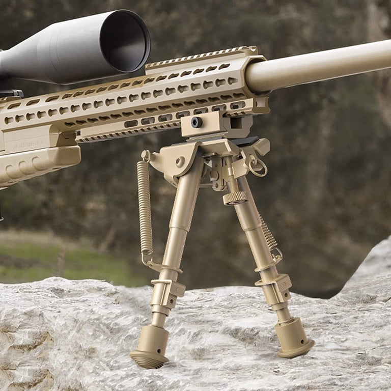 V8 Style Split Folding Bipod 6.5-9 Inch - MLOK Rifle Bipod, Lightweight Aluminum