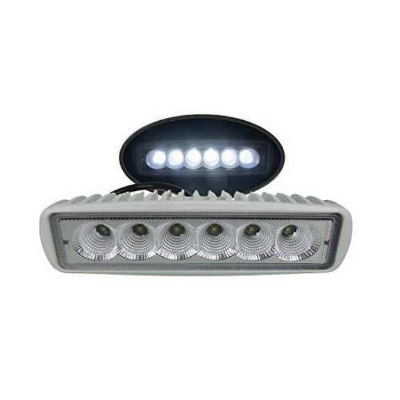 Marine Boat Daylight White LED Deck Light 1003LM 10-30V 15W Aluminum Surface Mt.