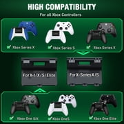 ESYWEN Controller Charger for Xbox One, Xbox Controller Charging Station with 2 x 4800mWh Rechargeable Battery Packs for Xbox Series X/S/One X/S/Elite,Xbox Accessories