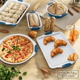 thumbnail image 5 of Country Kitchen Nonstick Bakeware Set, 10-Piece Baking Pans and Sheets, Navy, 5 of 8