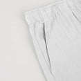 thumbnail image 4 of asjyhkr Mens Capri Joggers Cotton Linen Drawstring Elastic Sweatpants Wiht Pockets Athletic Running Gym Trousers, 4 of 5
