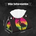 thumbnail image 5 of Cauagu Flamingo And Palm Trees At Sunset for Large Tissue Box Cover Rectangular–Plus Size Rectangle Tissue Box Holder Long Tissue Holder for Bathroom/Car/Office Decor 7.9X4.9X4.9'', 5 of 7