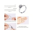 thumbnail image 3 of 4pcs/Pack 4 Sizes Ring Size Adjuster For Loose Rings Jewelry Sizer Mandrel For Making Jewelry Guard, Spacer, Sizer, Fitter Spiral Silicone Tightener Set, 3 of 5