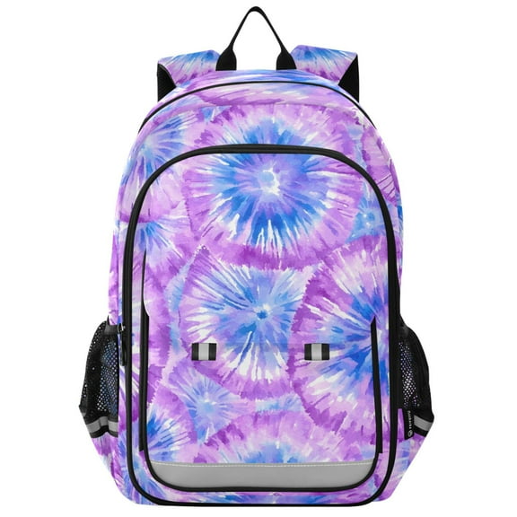 ALAZA Tie-dye Purple-p2 Laptop Backpack Purse Travel Bag Casual School Bookbag Rucksack for Women Men