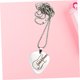 thumbnail image 4 of WEUVEB Charm Necklace with Shiny Black Cord and Rust Resistant Stainless Steel Guitar Pick Pendant, 4 of 7