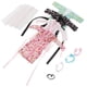 thumbnail image 4 of 4 juegos de ropa para dormir de muñecas, pijamas de muñecas, batas de baño con toalla de baño y diadema, mini accesorios de tocador para muñecas, juego de vestir muñecas, 4 of 7