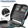 thumbnail image 4 of FORMRS Zipper Binder with Shoulder Strap 2-inch Ring 500 Sheet Capacity File Bag, Green Vibrant Truck Pattern, 4 of 5