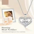 thumbnail image 5 of NICKSUN Necklaces for Women Birthstone Heart Necklace Jewelry for Wife Girlfriend Woman Necklace, 5 of 6