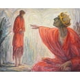 thumbnail image 1 of Catholic print picture - JESUS CONDEMNED SH - 8" x 10" ready to be framed, 1 of 1