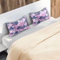 thumbnail image 7 of Satin Pillowcase Soft and Smooth Pillow Case for Hair and Skin Navy Blue Palm Tree, 7 of 7