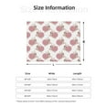 thumbnail image 2 of Throw Blanket for Couch - Lovely Snail Print Soft Comfy Lightweight Cozy Warm Throw Blanket, Fuzzy Plush Flannel Blanket & Throws for Sofa and Bed All Season, 2 of 8
