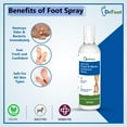thumbnail image 2 of Dr Foot Natural Foot Sanitizer & Shoe Deodorant Spray with Essential Oils & Enzymes to Kill Foot Odor, Shoe Odor Eliminator, Foot Care for Smelly Feet Spray and Dry Skin for Unisex, 100ml, 2 of 5