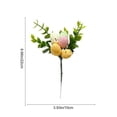thumbnail image 3 of Homekingdee Plastic Easter Eggs with Floral Arrangement - Simulated Foam Style Decorative Ornaments for Easter Party Home Garden Decor, 3 of 6