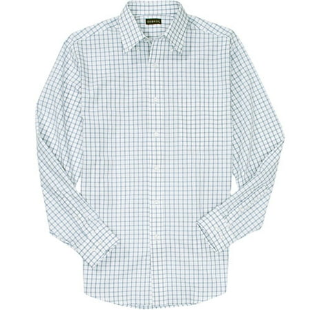 Men's Long-Sleeved Plaid Shirt