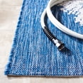 thumbnail image 4 of SAFAVIEH Courtyard Jaymz Radiant Indoor/Outdoor Area Rug, Beige/Navy, 4' x 5'7", 4 of 12