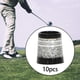 thumbnail image 4 of 10 puntas de hierro de golf cónicas con eje brillante de 0,370 mm y funda de cuña de hierro para palos de golf Plata, 4 of 8