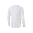 thumbnail image 3 of Henley Shirts for Men Slim Fit Long Sleeve Waffle Shirt Fashion Front Placket Crewneck Pullover Tops Tee, 3 of 4
