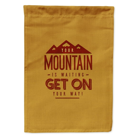 The Mountain is Waiting Garden Flag
