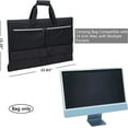 thumbnail image 5 of Housse de Transport de Voyage pour Ordinateur de Bureau iMac de 24 Pouces, Sac de Rangement de Protection pour le Cache-Poussière de Moniteur iMac avec Poignée de Transport pour Écran iMac de 24 Pouces et Accessoires (Noir), 5 of 5