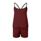 thumbnail image 3 of MKLEKYY Short Deportivo Mujer Casual Color Sólido Suspender Chaleco Pantalones Cortos Pijamas para El Hogar conjunto de Pantalones de Pijama, 3 of 4