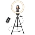 thumbnail image 1 of Soporte de trípode Ring Light Sensyne de 14 pulgadas con 50 pulgadas para smartphone, 1 of 6