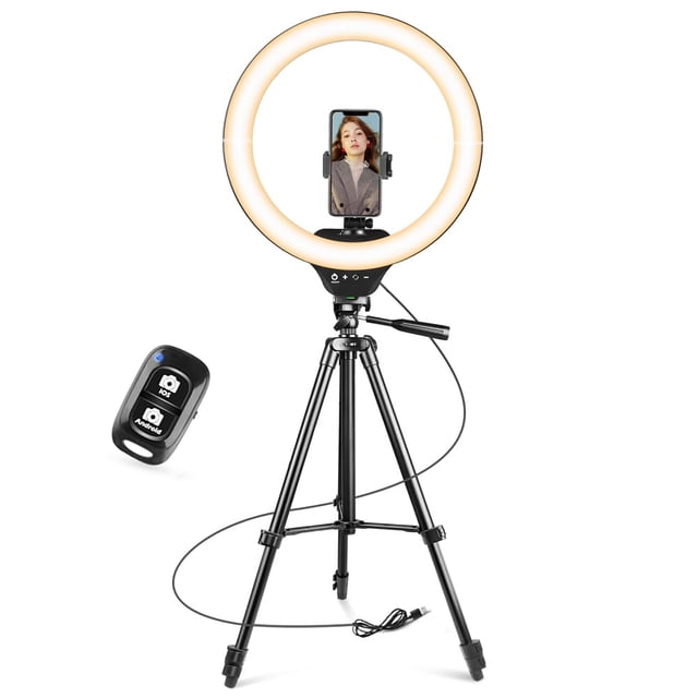Soporte de trípode Ring Light Sensyne de 14 pulgadas con 50 pulgadas para smartphone