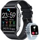 thumbnail image 1 of Reloj Inteligente para Hombres Responder Llamada - Smartwatch Sport Pulsera Inteligente con Pantalla táctil Impermeable de 2.0 Pulgadas con Monitor de sueño, podómetro de Ritmo cardíaco, rastreador de Ejercicios para Android iOS JM reloj inteligente, 1 of 5